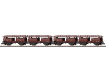 Märklin 86234 - Z - 3-tlg. Set Autotransportwagen Laae 540, DB, Ep. IV
